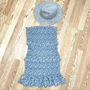 Blush J strapless Mini Dress Sz L